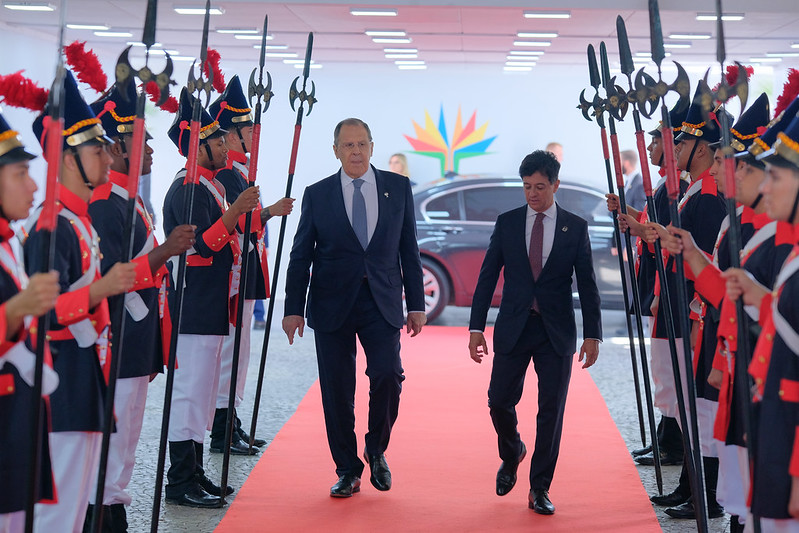 Sergei Lavrov na BRICS RIO summitu 2025