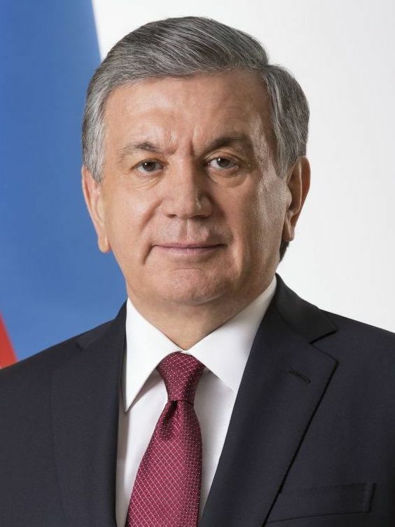 uzbecký prezident Shavkat Mirziyoyev